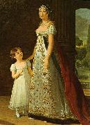 Portrait of Caroline Murat with her daughter, Letizia